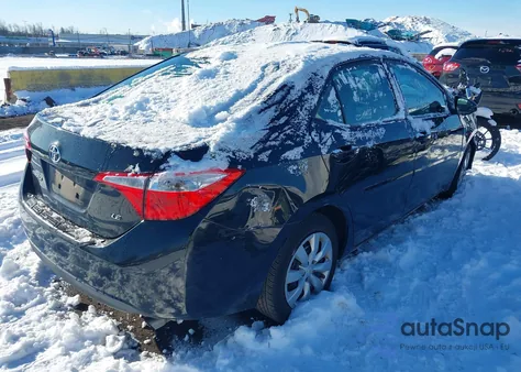 2016 Toyota Corolla Le z USA, uszkodzony, nr VIN 2T1BURHE4GC704672